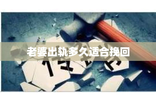 老婆出轨多久适合挽回