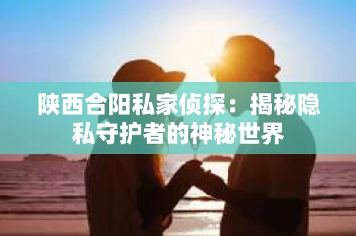 陕西合阳私家侦探：揭秘隐私守护者的神秘世界