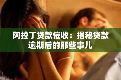 阿拉丁贷款催收：揭秘贷款逾期后的那些事儿