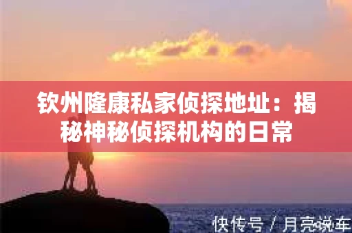 钦州隆康私家侦探地址：揭秘神秘侦探机构的日常