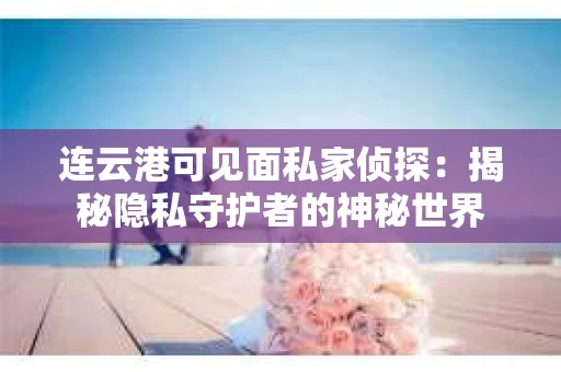 连云港可见面私家侦探：揭秘隐私守护者的神秘世界