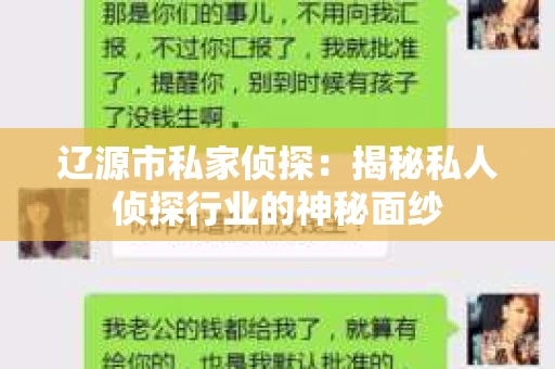 辽源市私家侦探：揭秘私人侦探行业的神秘面纱