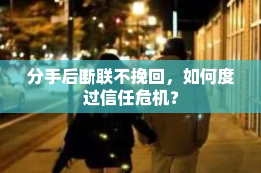分手后断联不挽回，如何度过信任危机？
