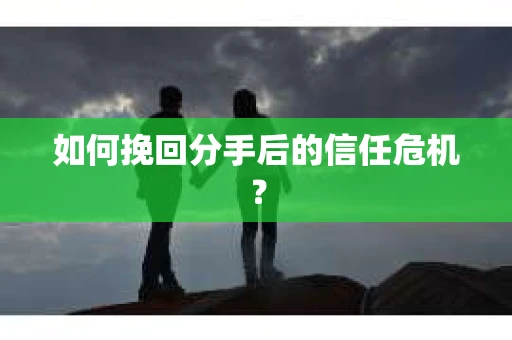 如何挽回分手后的信任危机？